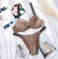 Sheluxe β¨ Silk Push-Up Bra & Panty Set