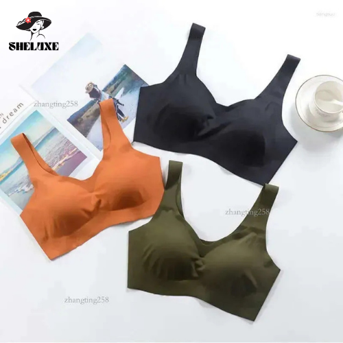 Sheluxe ✨ Silk Push-Up Seamless Bralette