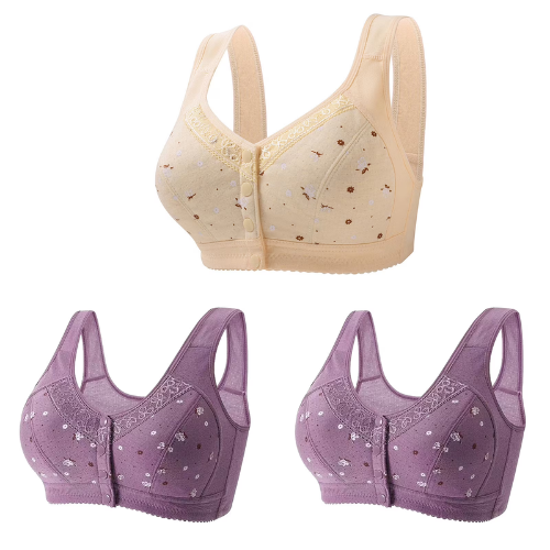 Front Open Button Bra – Comfortable Daily Wear for Women