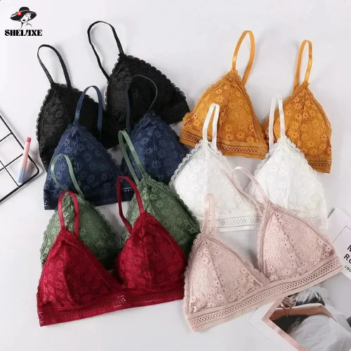 Sheluxe ✨ Floral Lace Push-Up Bra