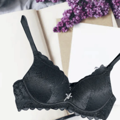 Front Net Thin Padded Stylish Bra