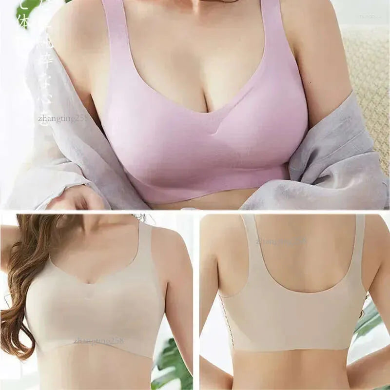 Sheluxe ✨ Silk Push-Up Seamless Bralette