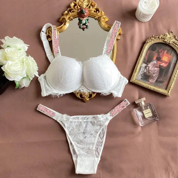 Sheluxe ✨ Silk Push-Up Bra & Panty Set